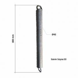 Tamburlu Çayırbiçme Makinesi Askı Yayı