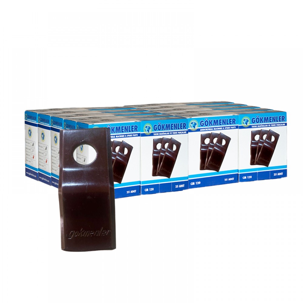 Tamburlu Çayırbiçme Makinesi Bıçağı 20 paket (500 Adet) Tamburlu Çayırbiçme Makinesi Bıçağı 20 paket (500 Adet)